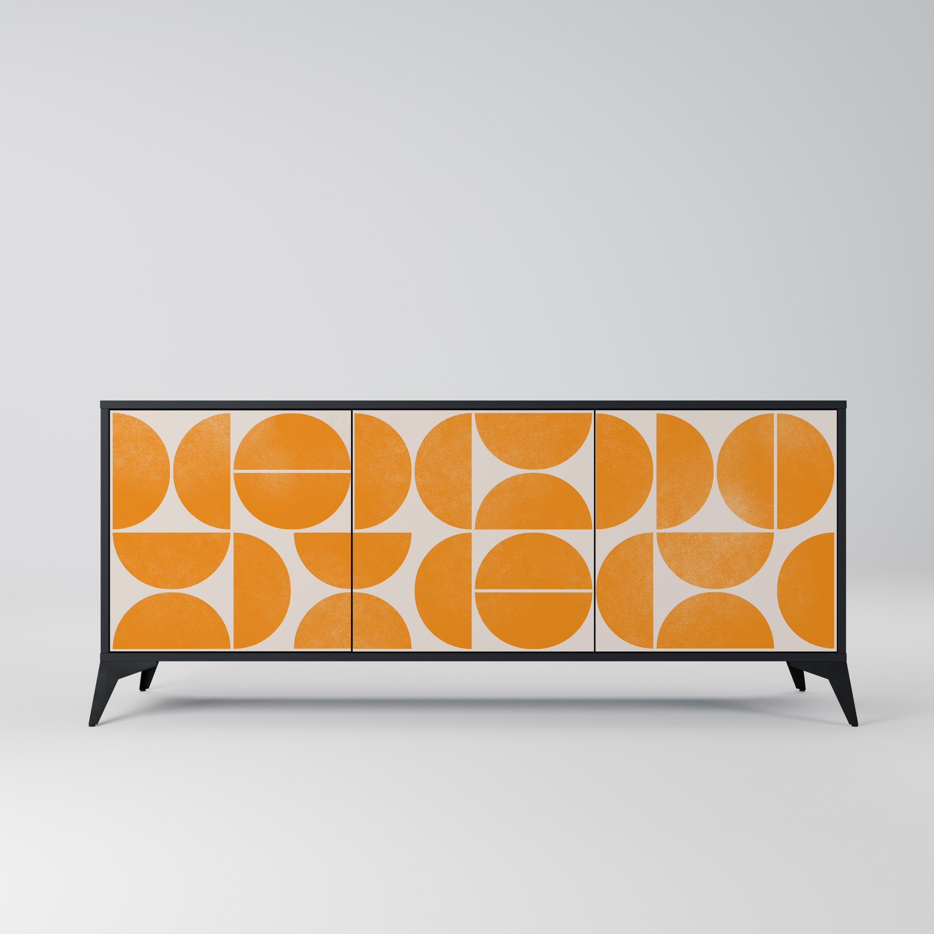 RECURRING DREAMS 3-Door Sideboard in Black Finish