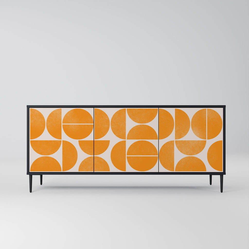 RECURRING DREAMS 3-Door Sideboard in Black Finish