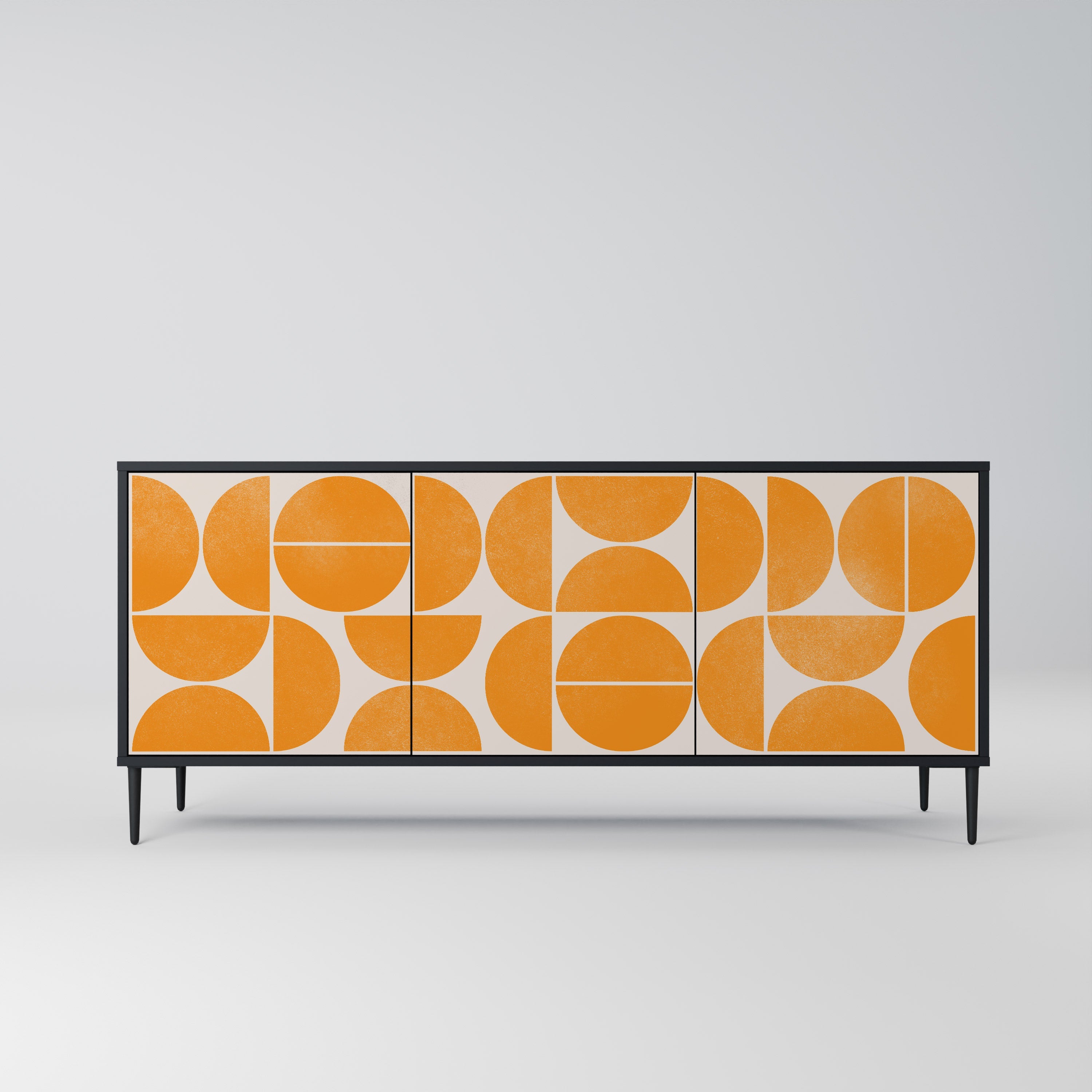 RECURRING DREAMS 3-Door Sideboard in Black Finish