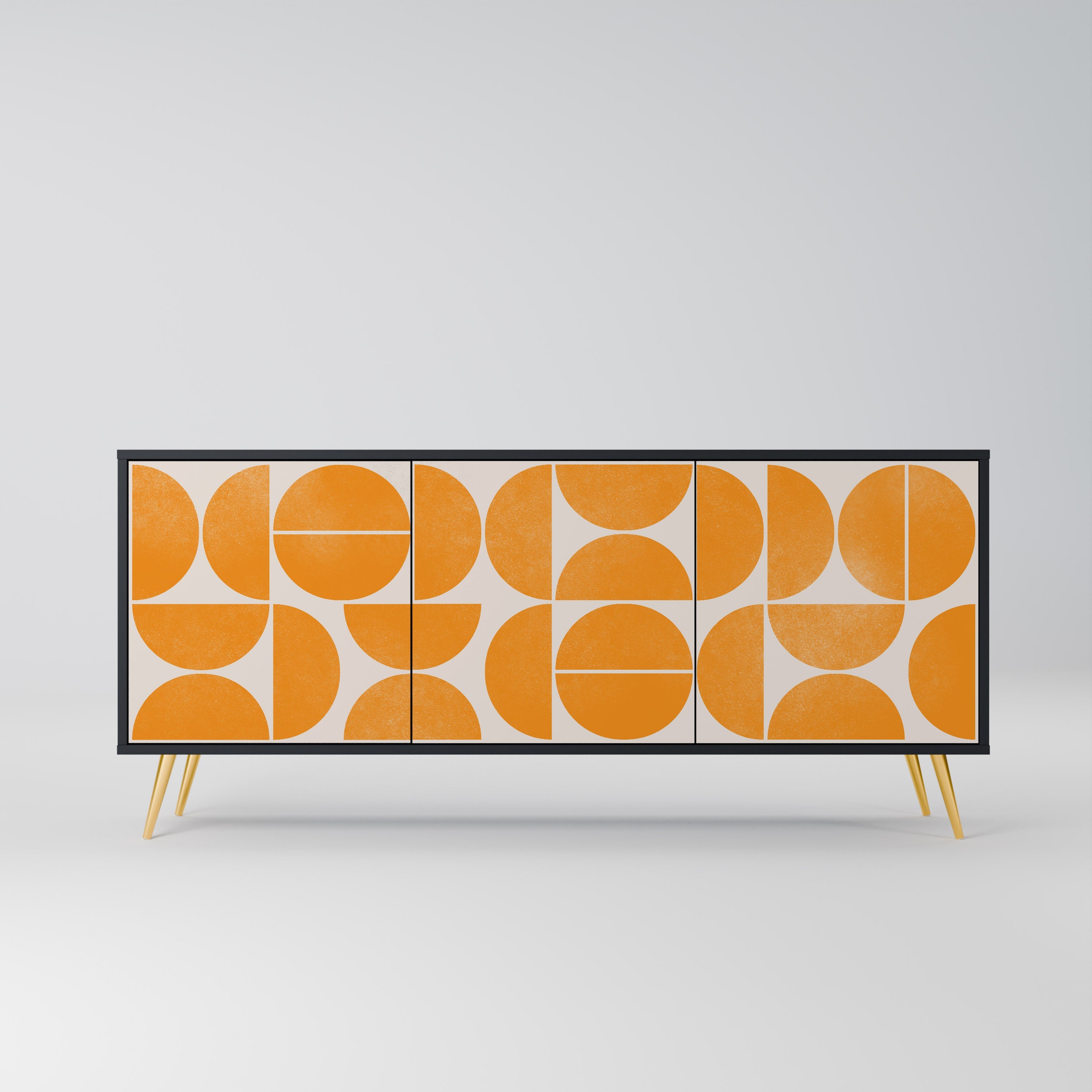 RECURRING DREAMS 3-Door Sideboard in Black Finish