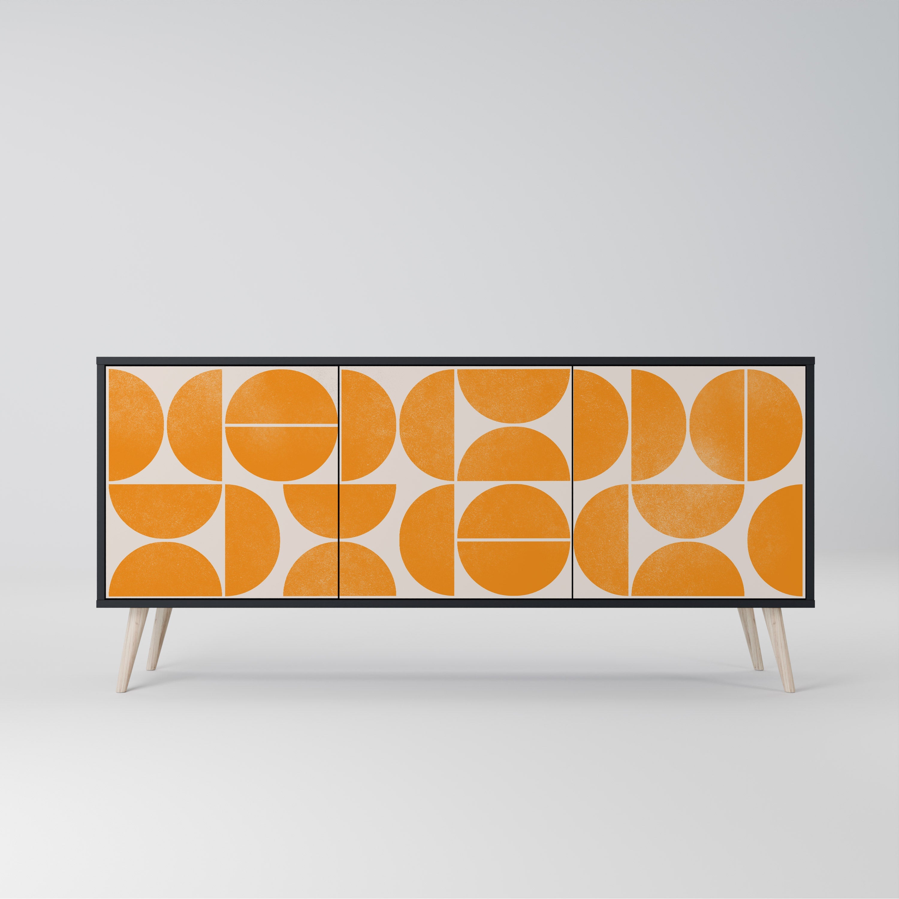 RECURRING DREAMS 3-Door Sideboard in Black Finish