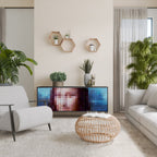 CONSTRUCTIVE ART 3-Door Sideboard in Black Finish