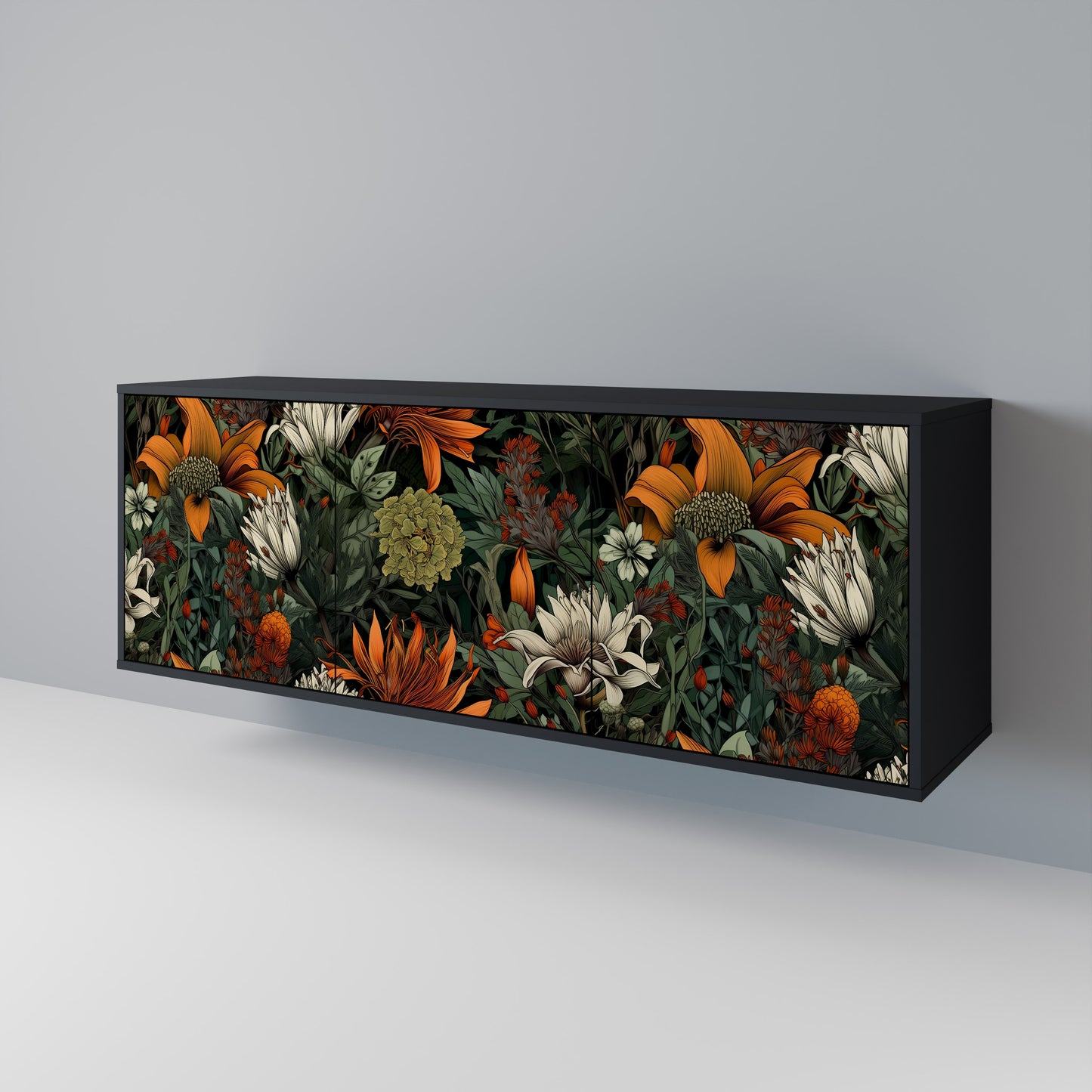 MIDNIGHT SPROUT 3-Door Sideboard