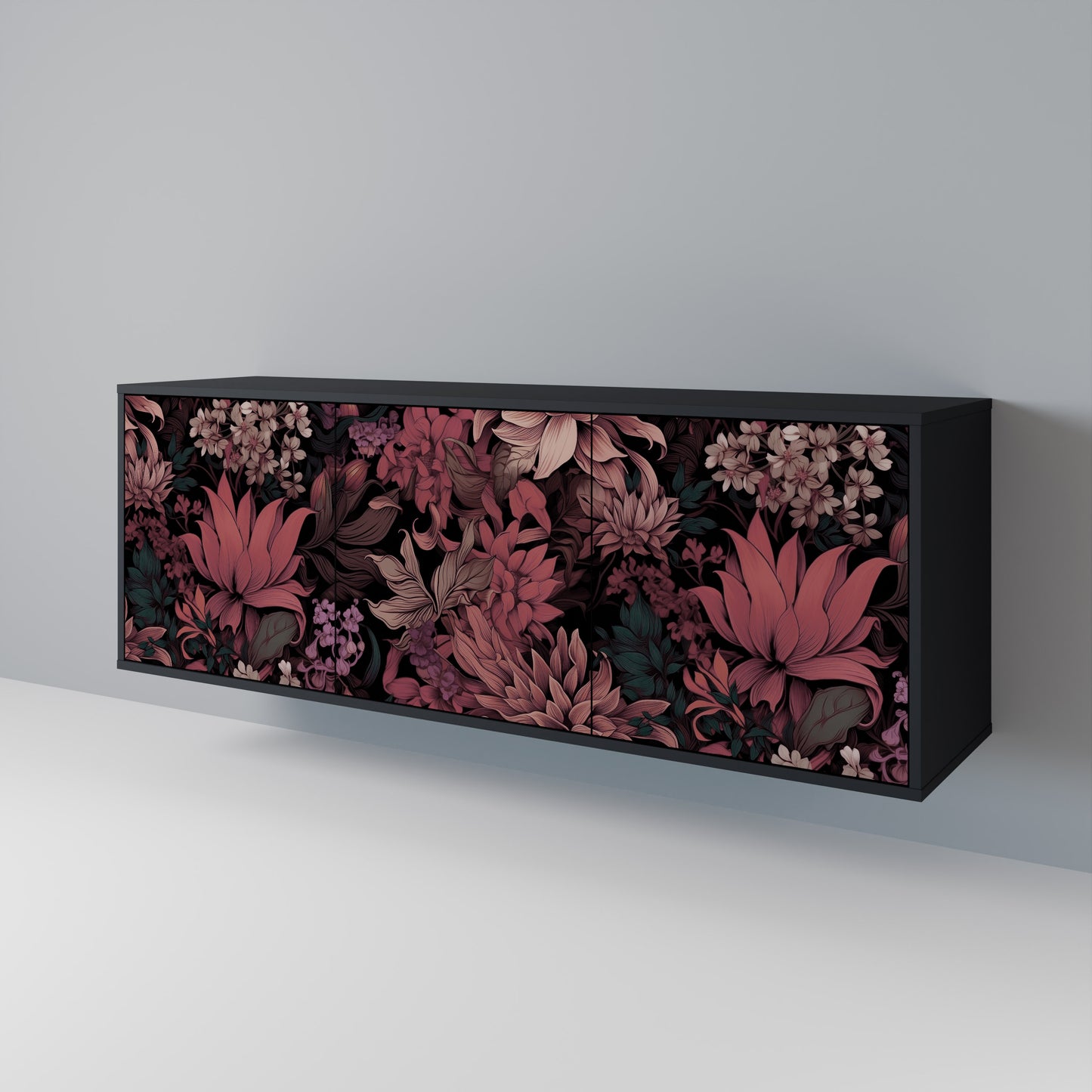 FLORAL WHISPER Aparador de 3 Portas