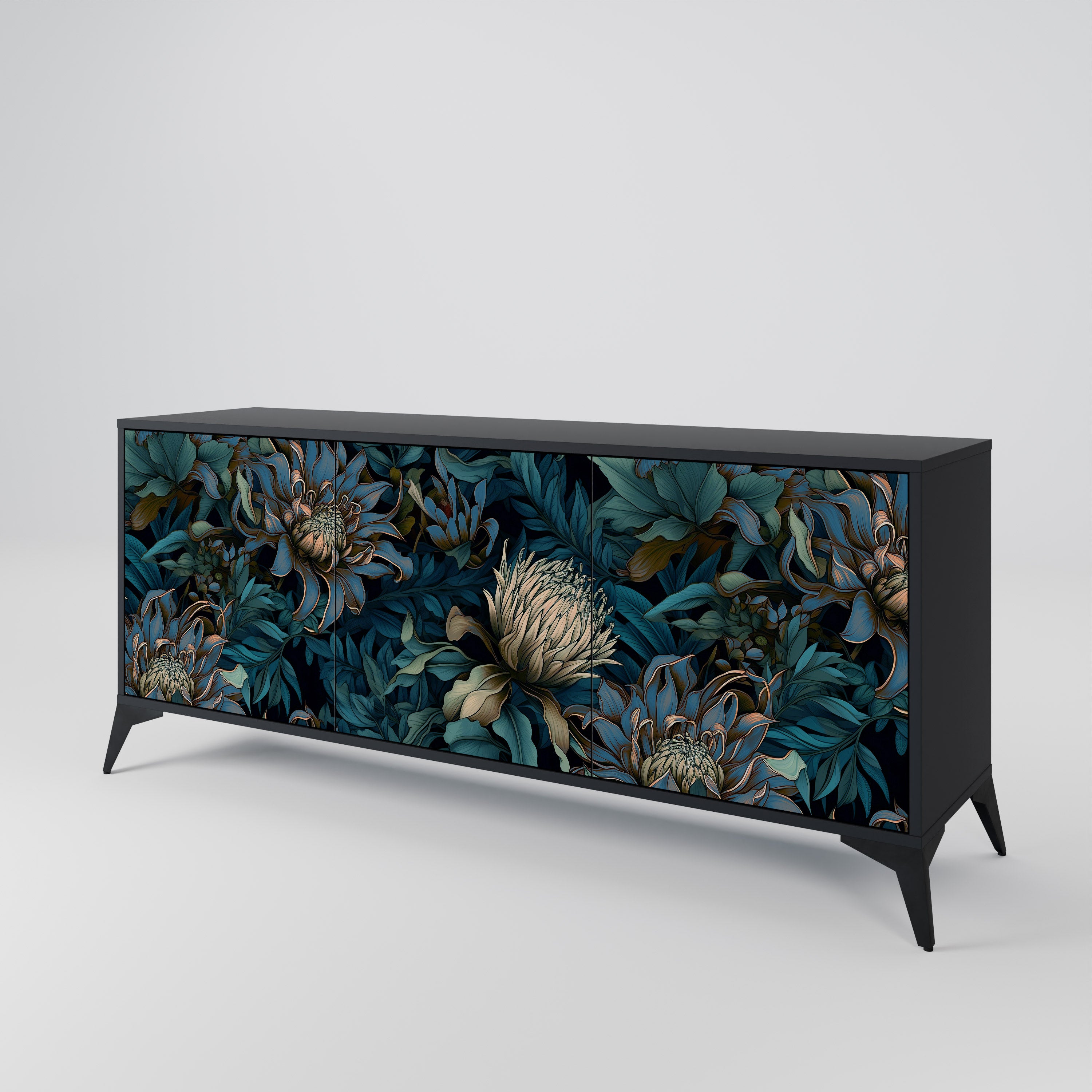 TWILIGHT BLOOM 3-Door Sideboard