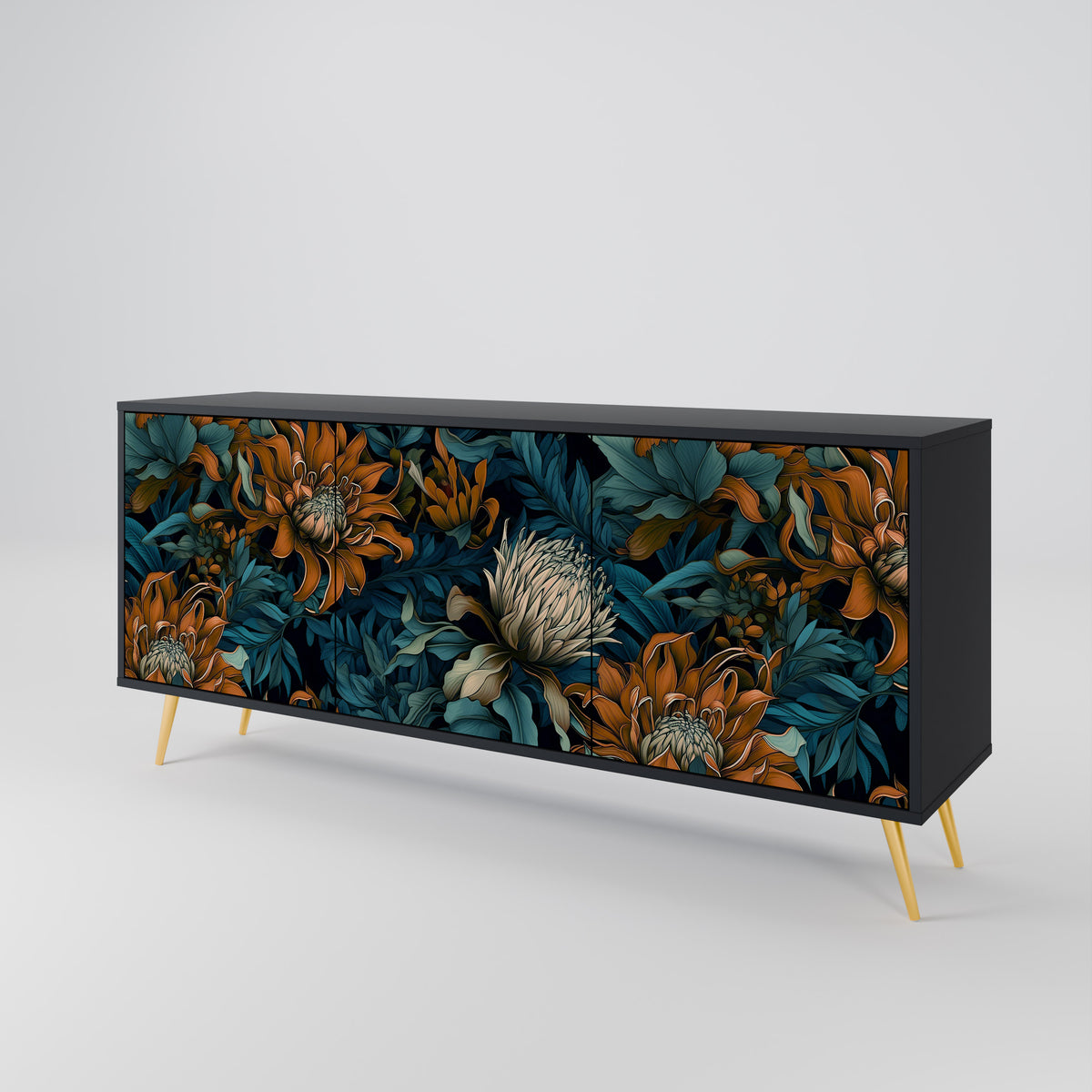 MORNING BLOOM 3-Door Sideboard