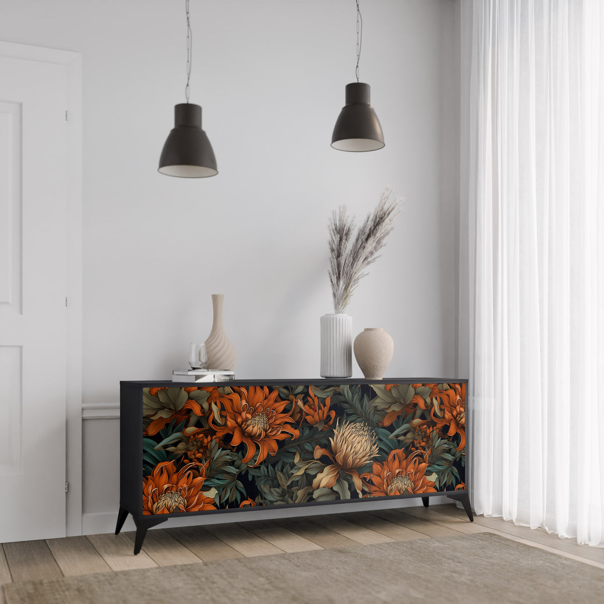 DAWN BLOOM Aparador de 3 Portas