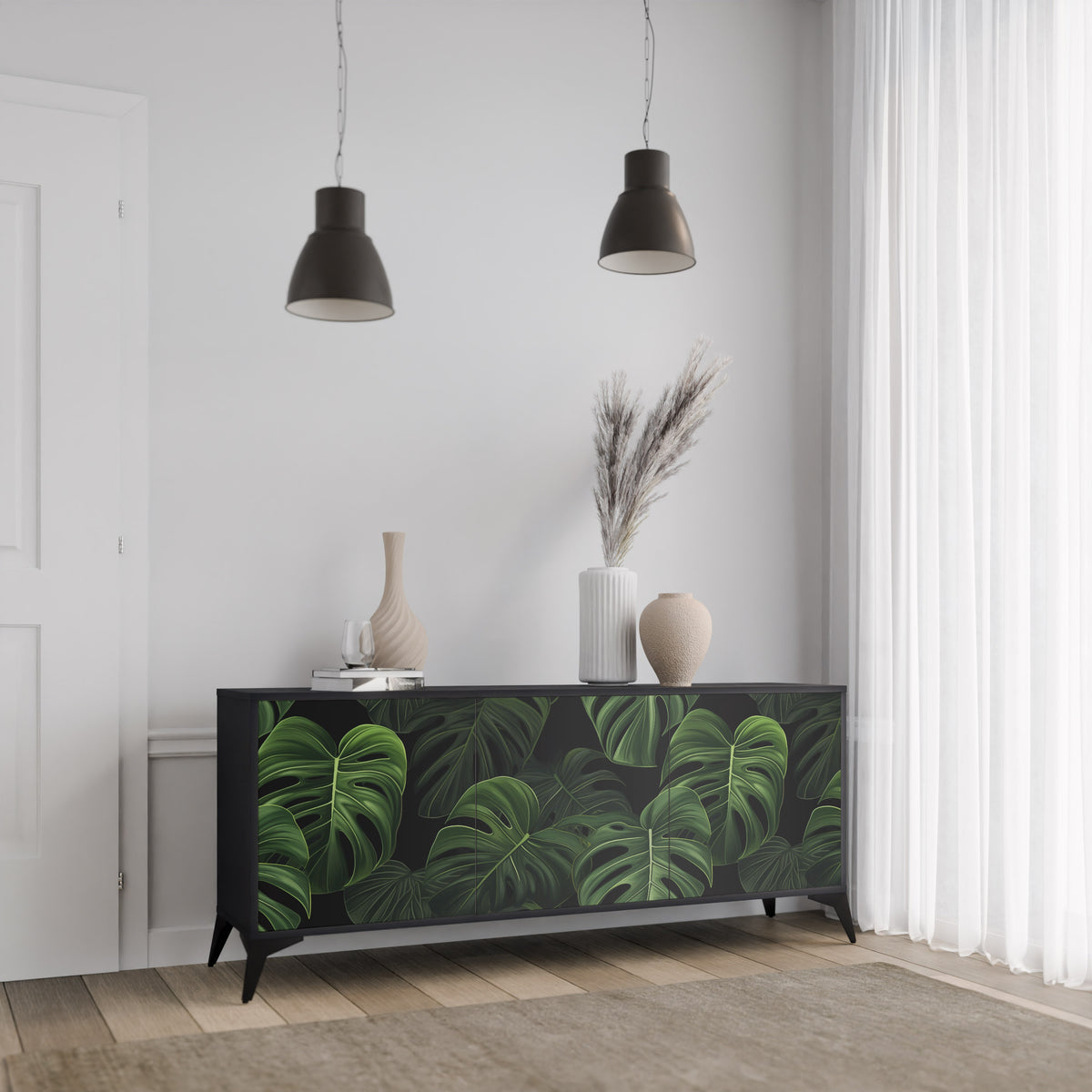 INFINITE MONSTERA Aparador de 3 Portas