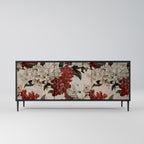 EPHEMERAL DAYS Aparador de 3 Portas em Acabamento Preto