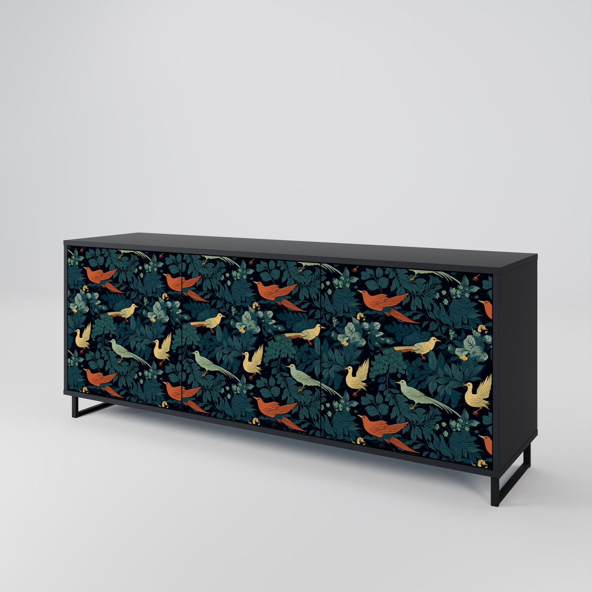 FOWL ORNAMENT Aparador de 3 Portas