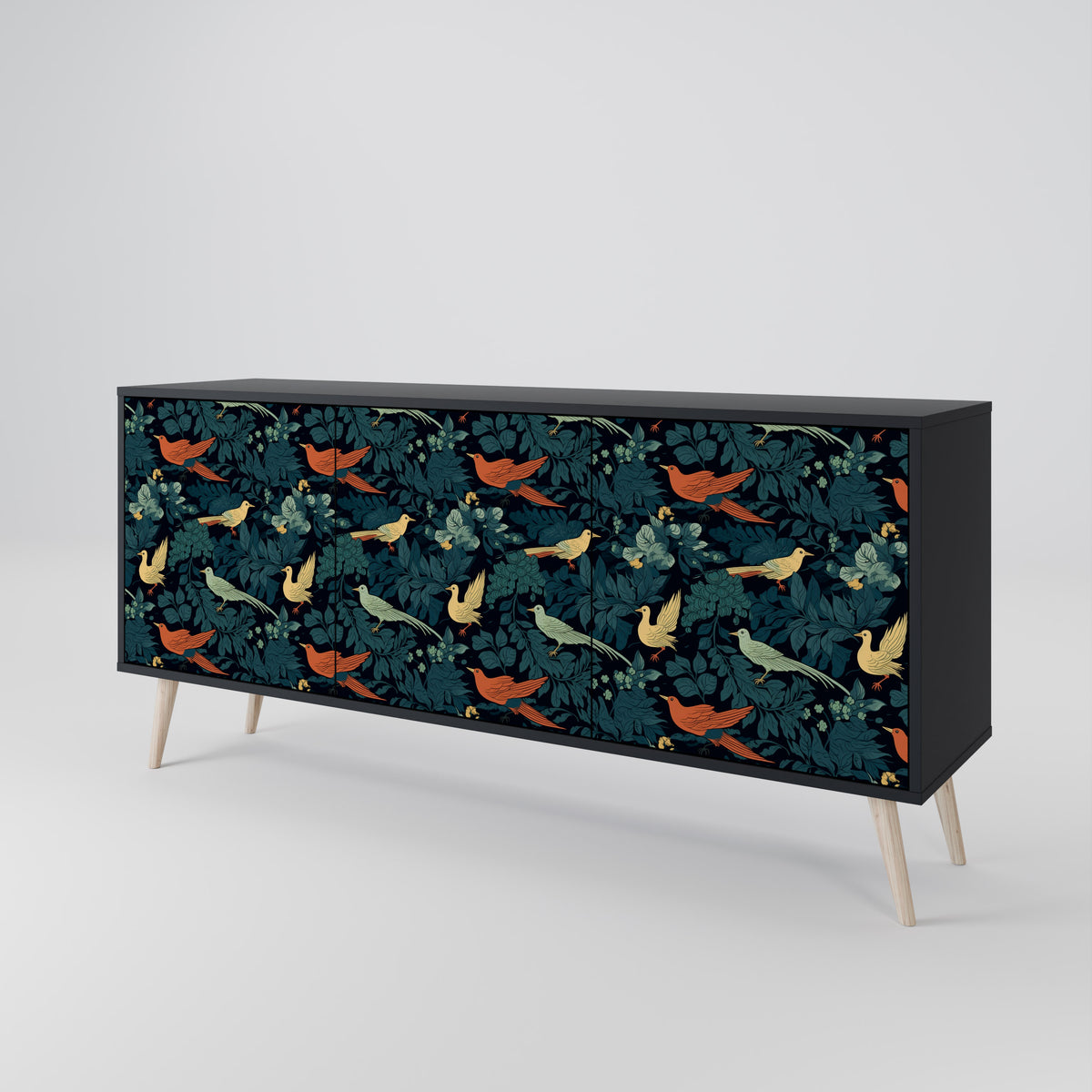FOWL ORNAMENT Aparador de 3 Portas