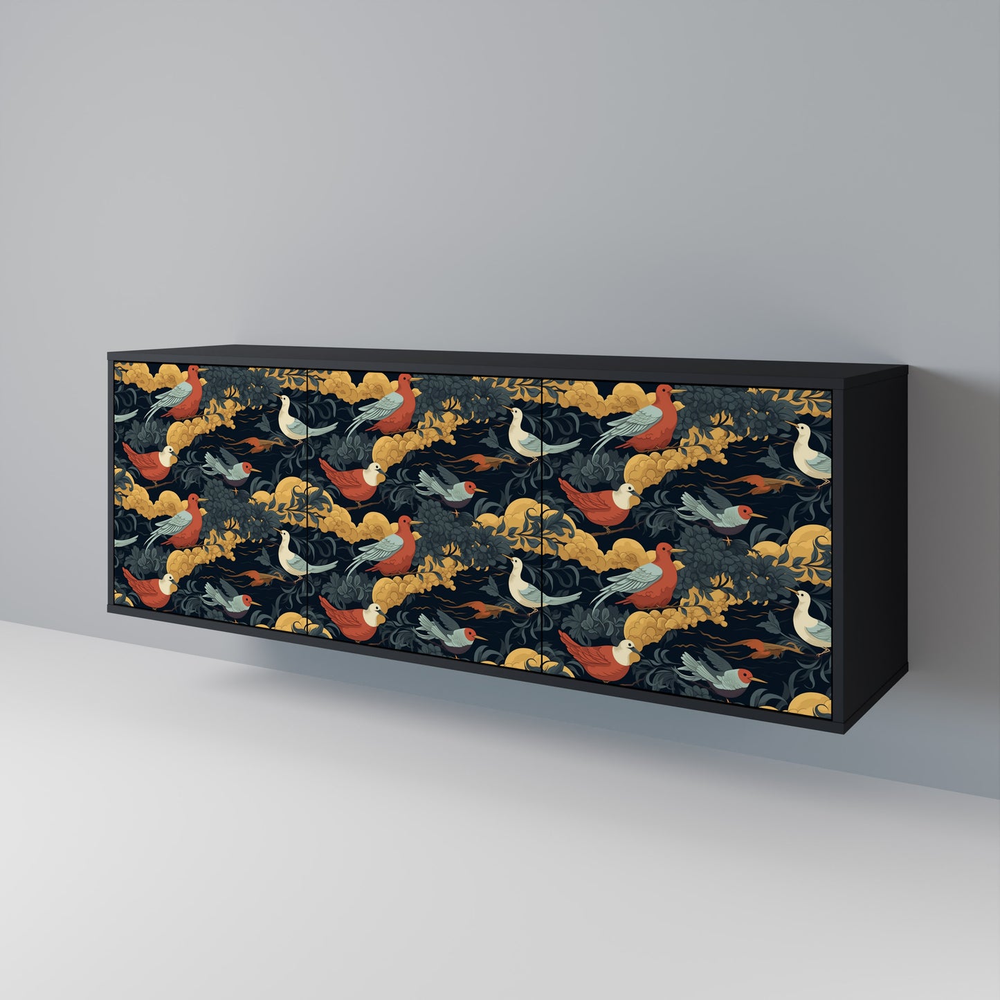 FOWLY DAZE Aparador de 3 Portas