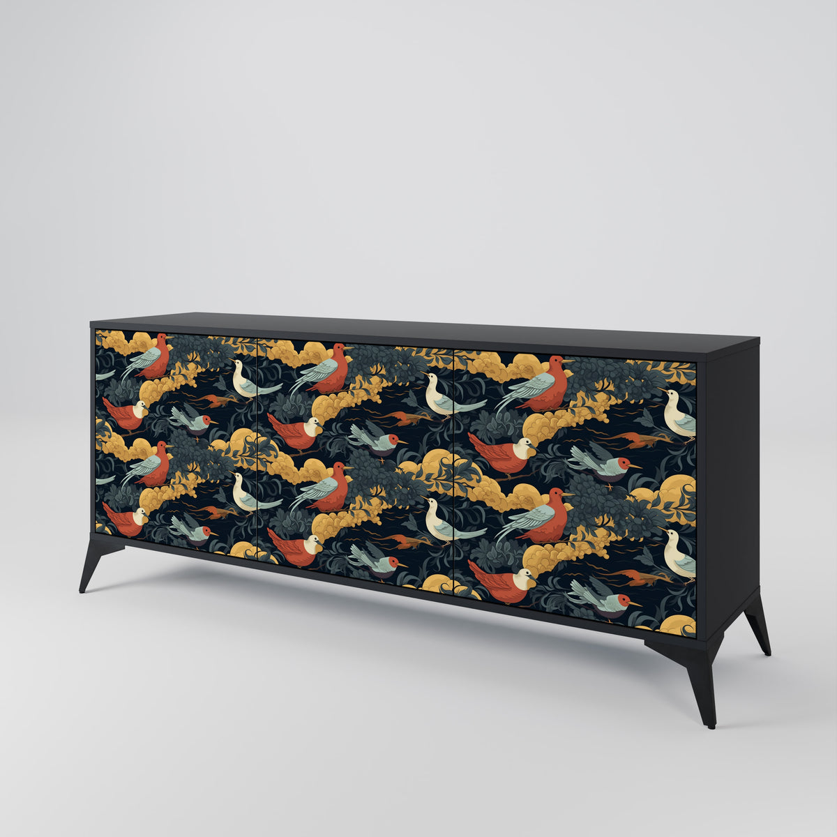 FOWLY DAZE Aparador de 3 Portas