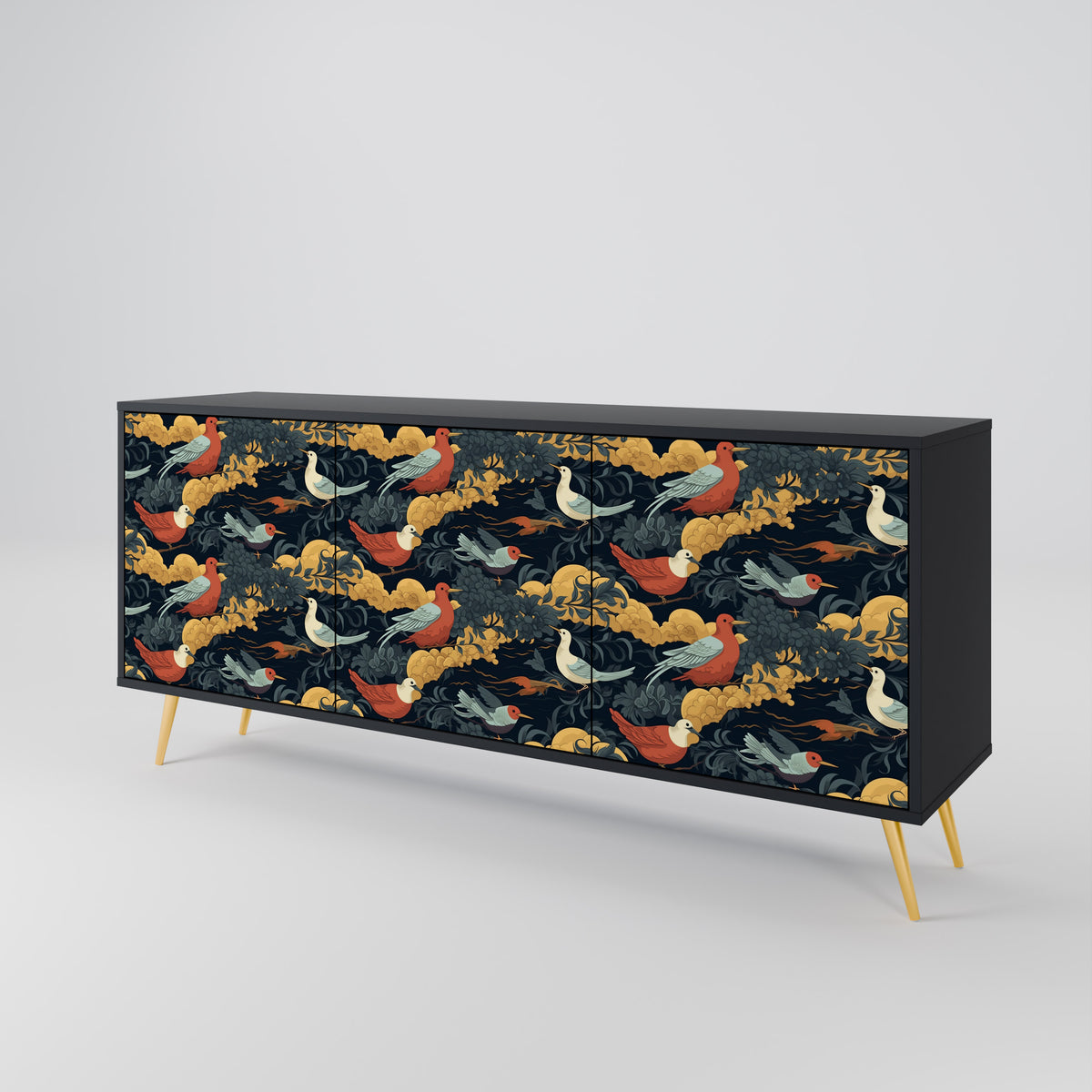FOWLY DAZE Aparador de 3 Portas