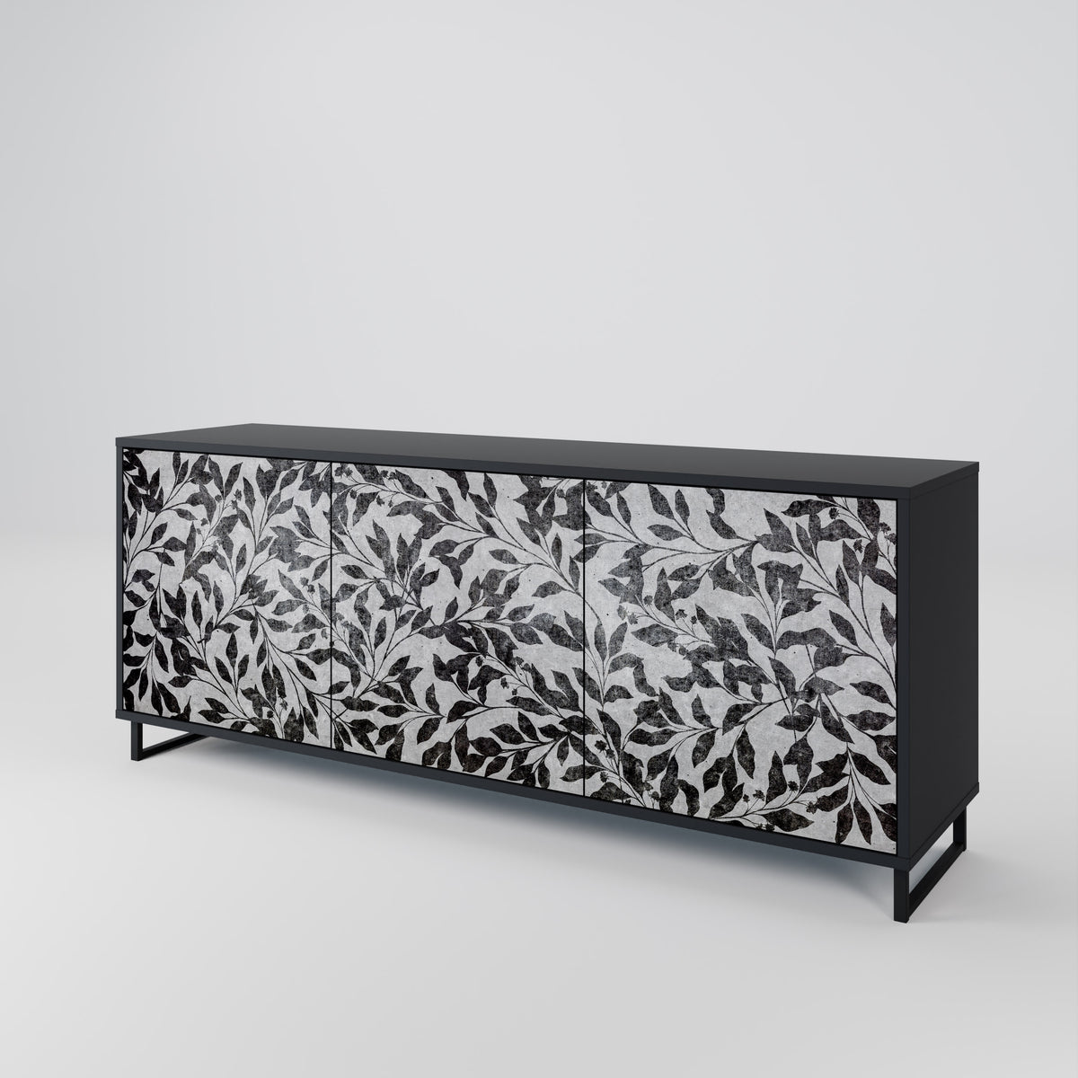 CHARCOAL SPROUT Aparador de 3 Portas