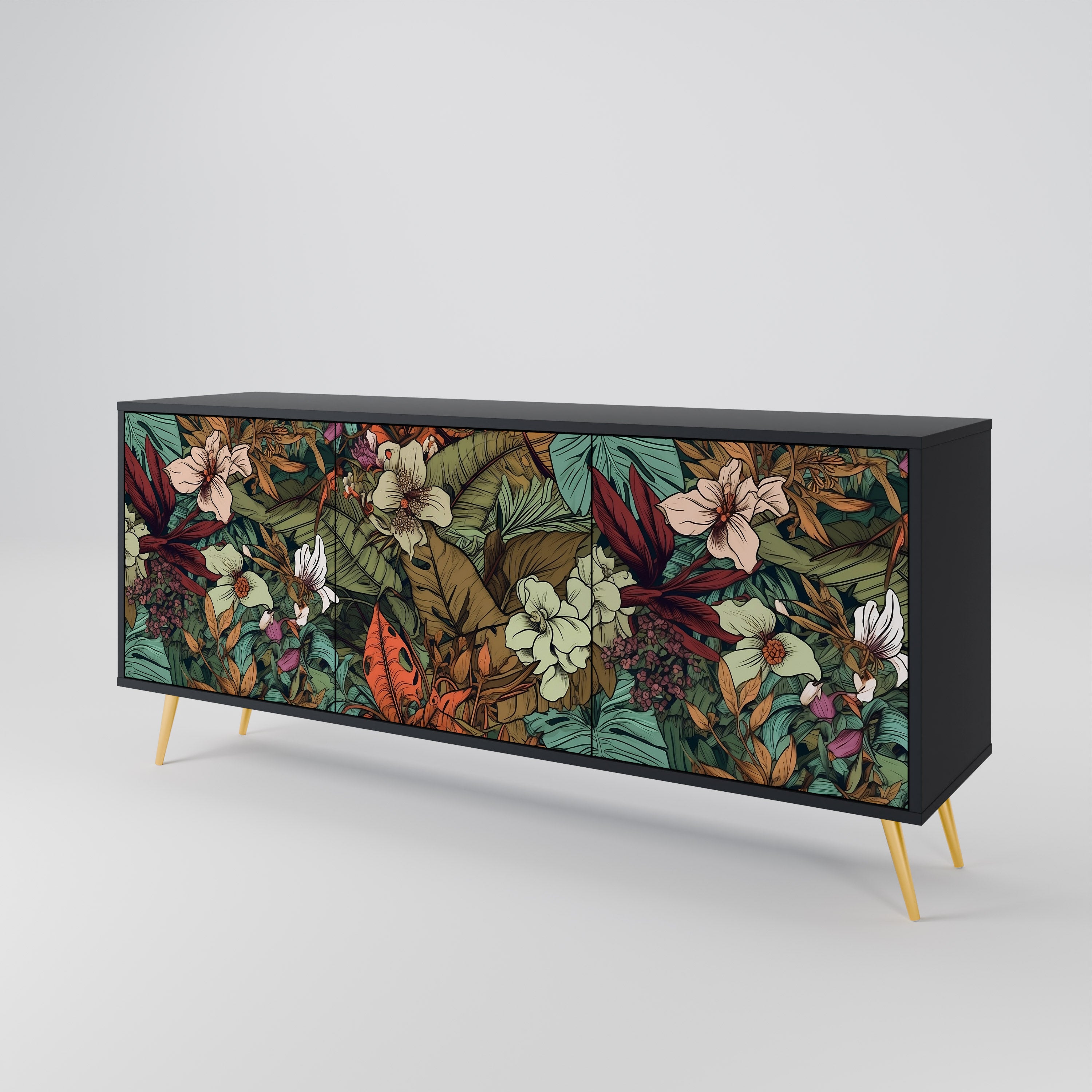 BOTANICAL EMERGENCE 3-Door Sideboard