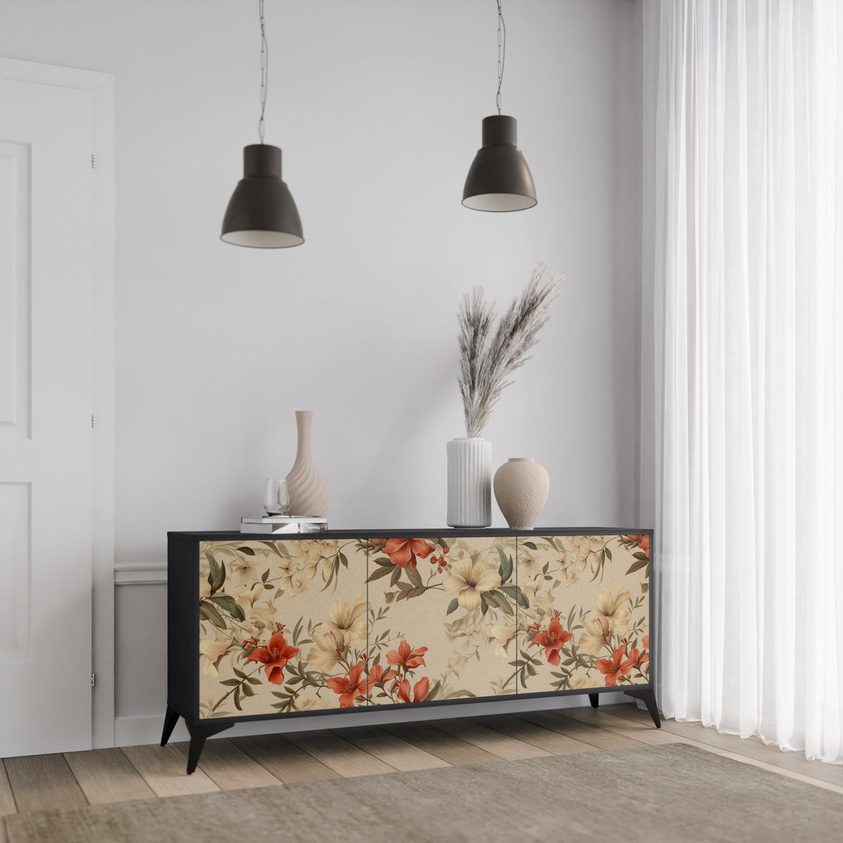BLOOMING HARMONY Aparador de 3 Portas