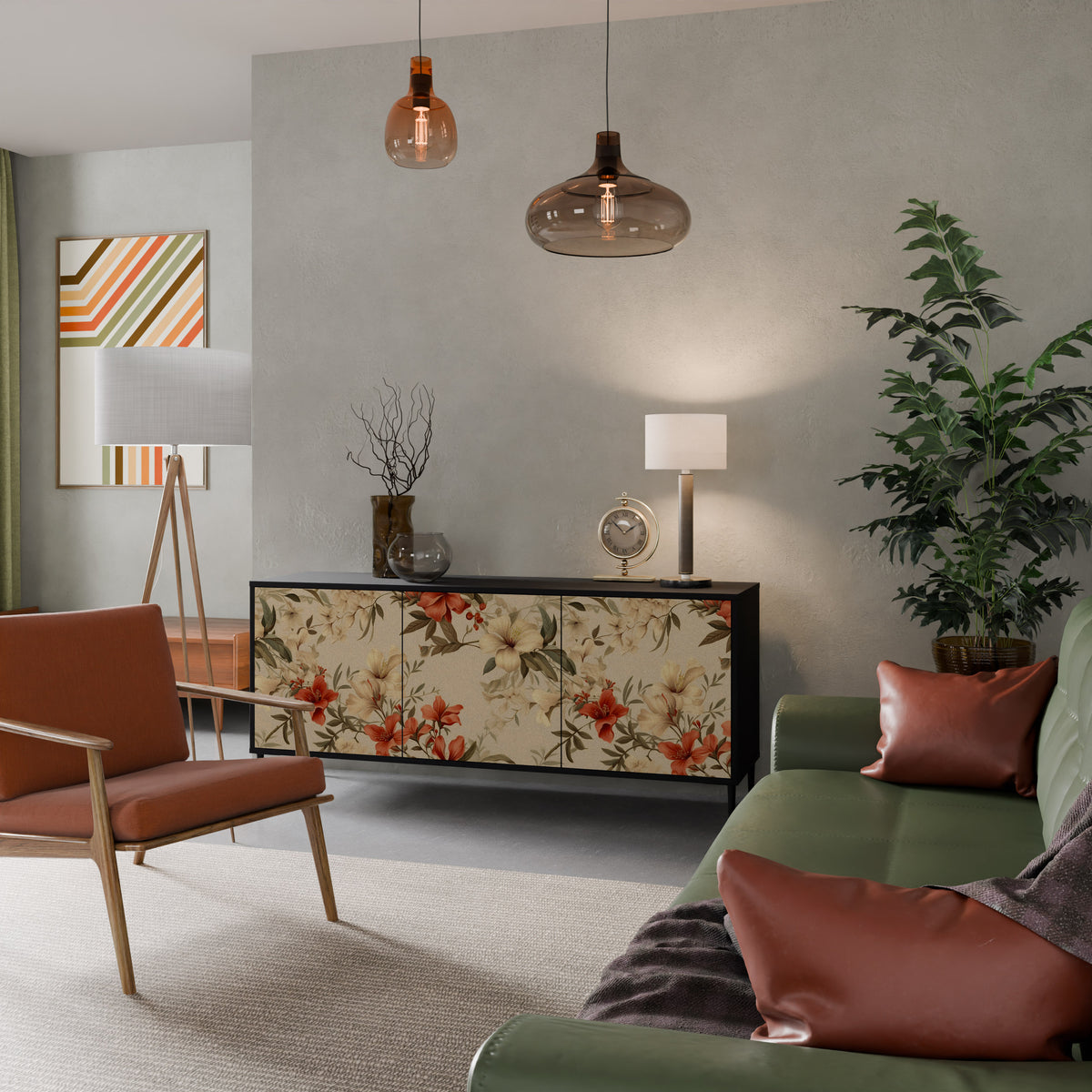 BLOOMING HARMONY Aparador de 3 Portas