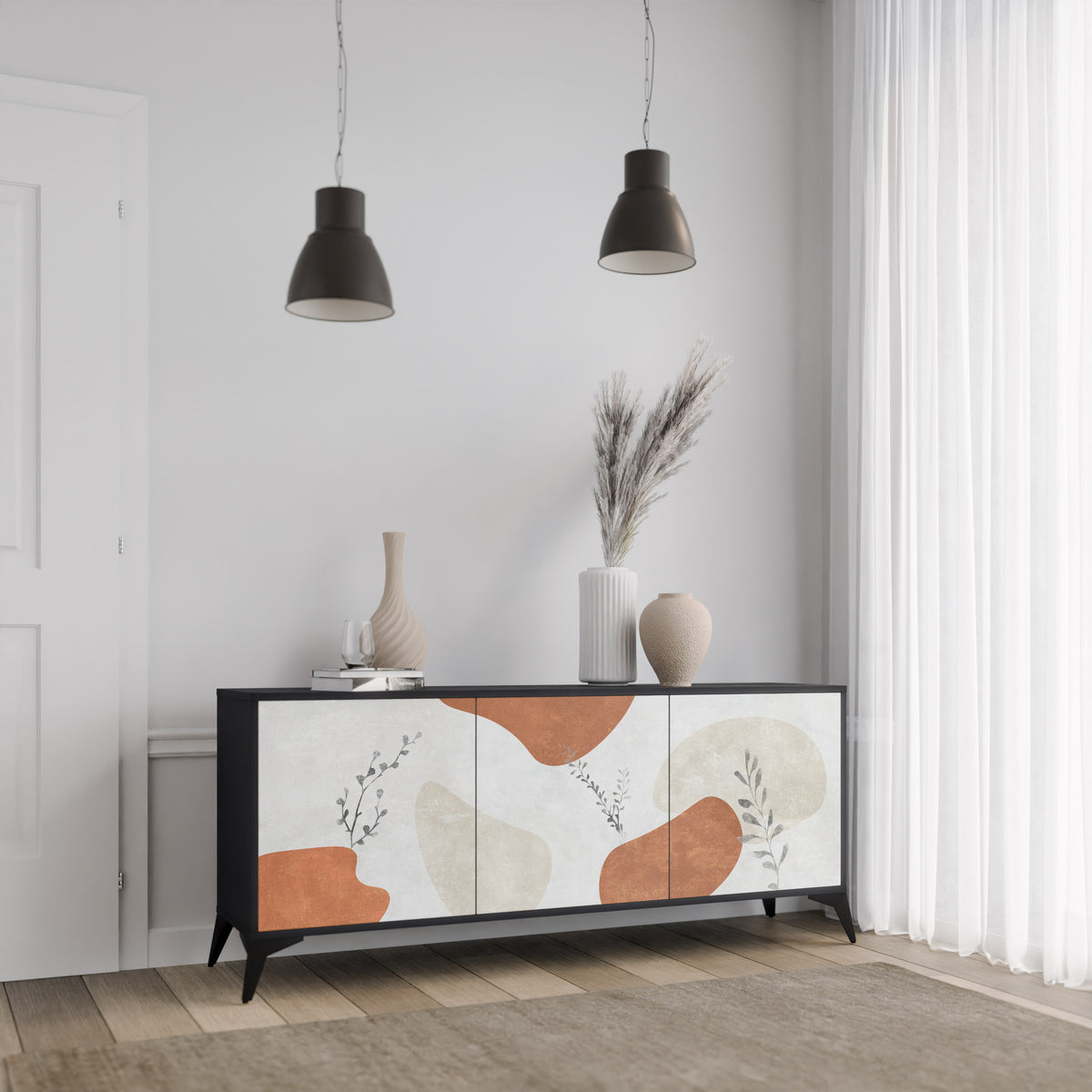 TRANQUIL TWIG Aparador de 3 Portas