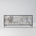 FADE IN THE TREES Aparador de 3 Portas em Acabamento Preto