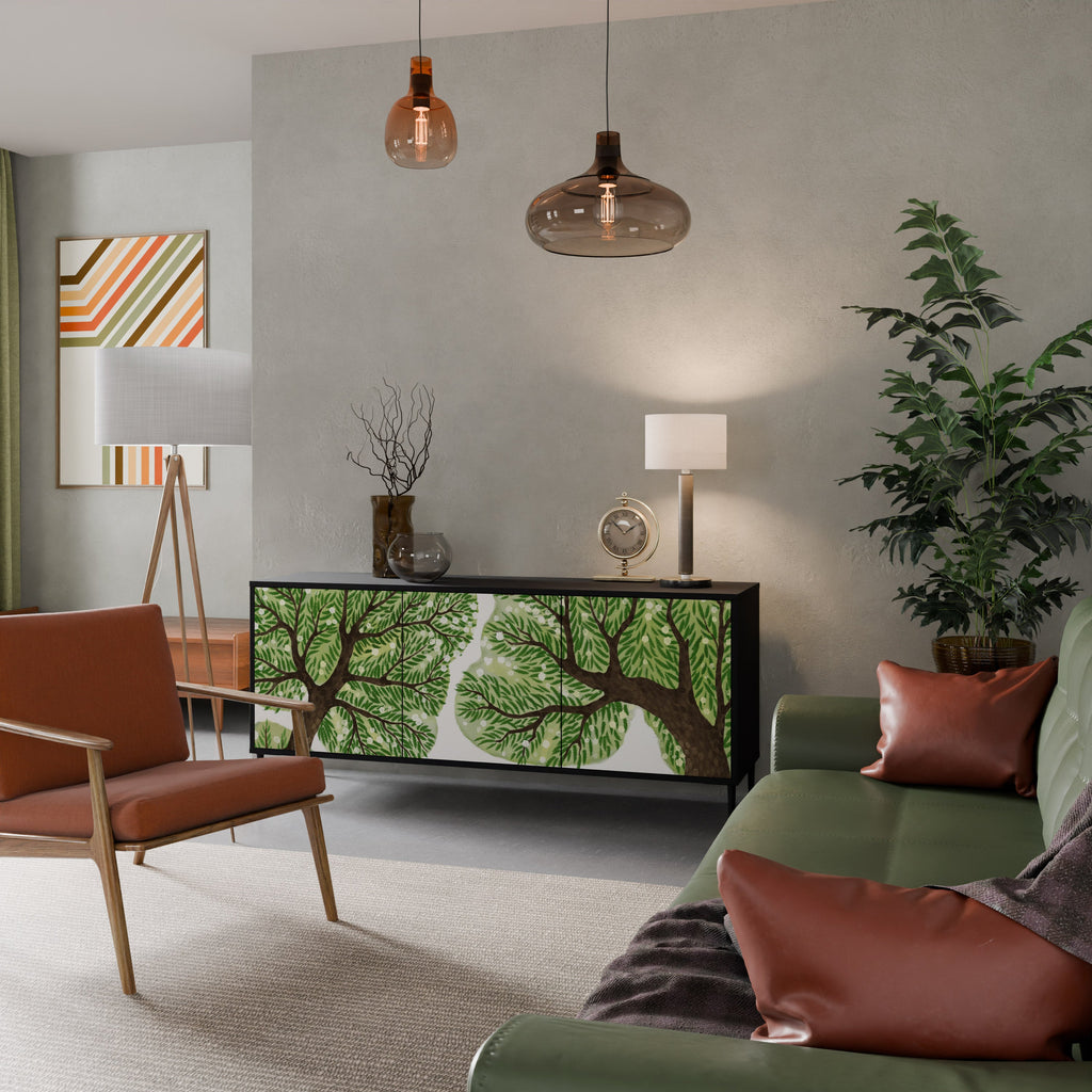 WILDERNESS DASH 3-Door Sideboard in Black Finish