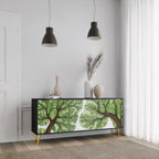 WILDERNESS DASH 3-Door Sideboard in Black Finish