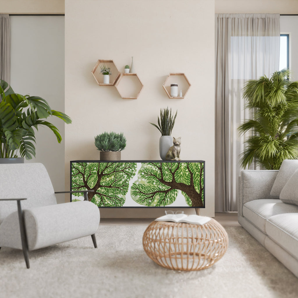 WILDERNESS DASH 3-Door Sideboard in Black Finish