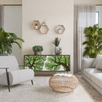 WILDERNESS DASH 3-Door Sideboard in Black Finish