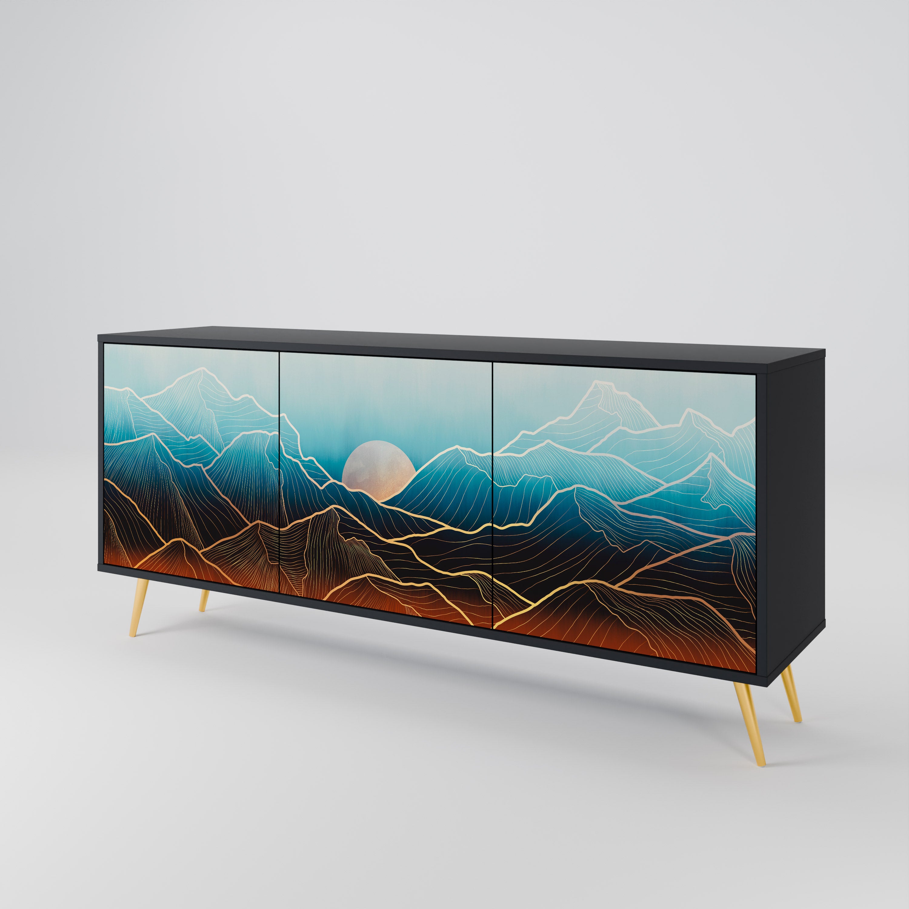 LUNAR SECRETS 3-Door Sideboard