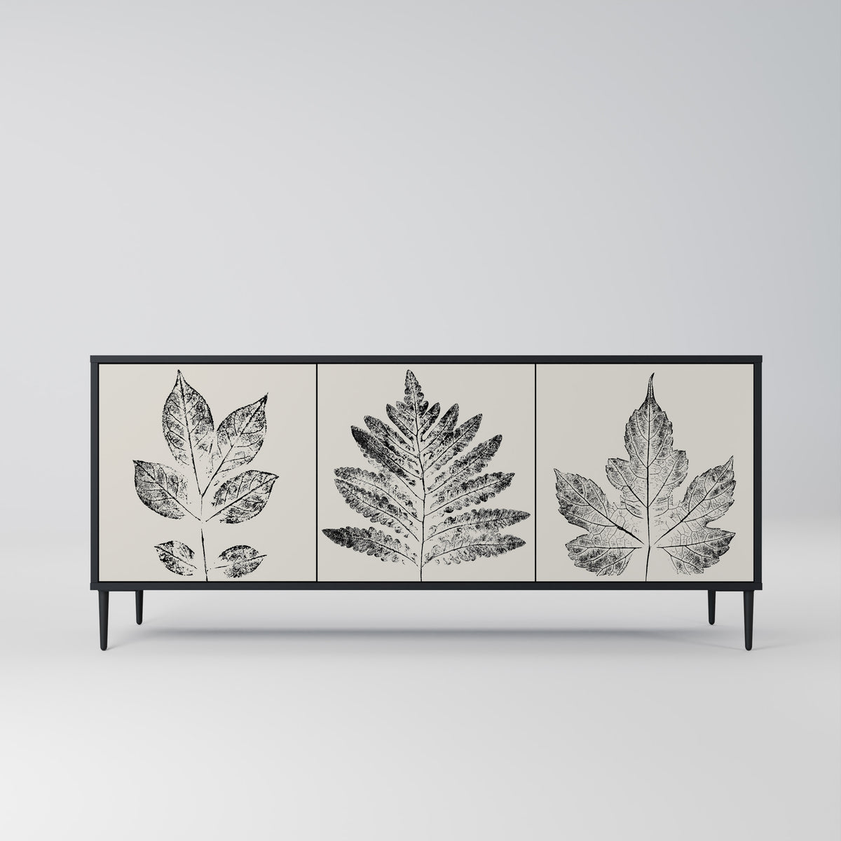 LEAFY STAMPS Aparador de 3 Portas