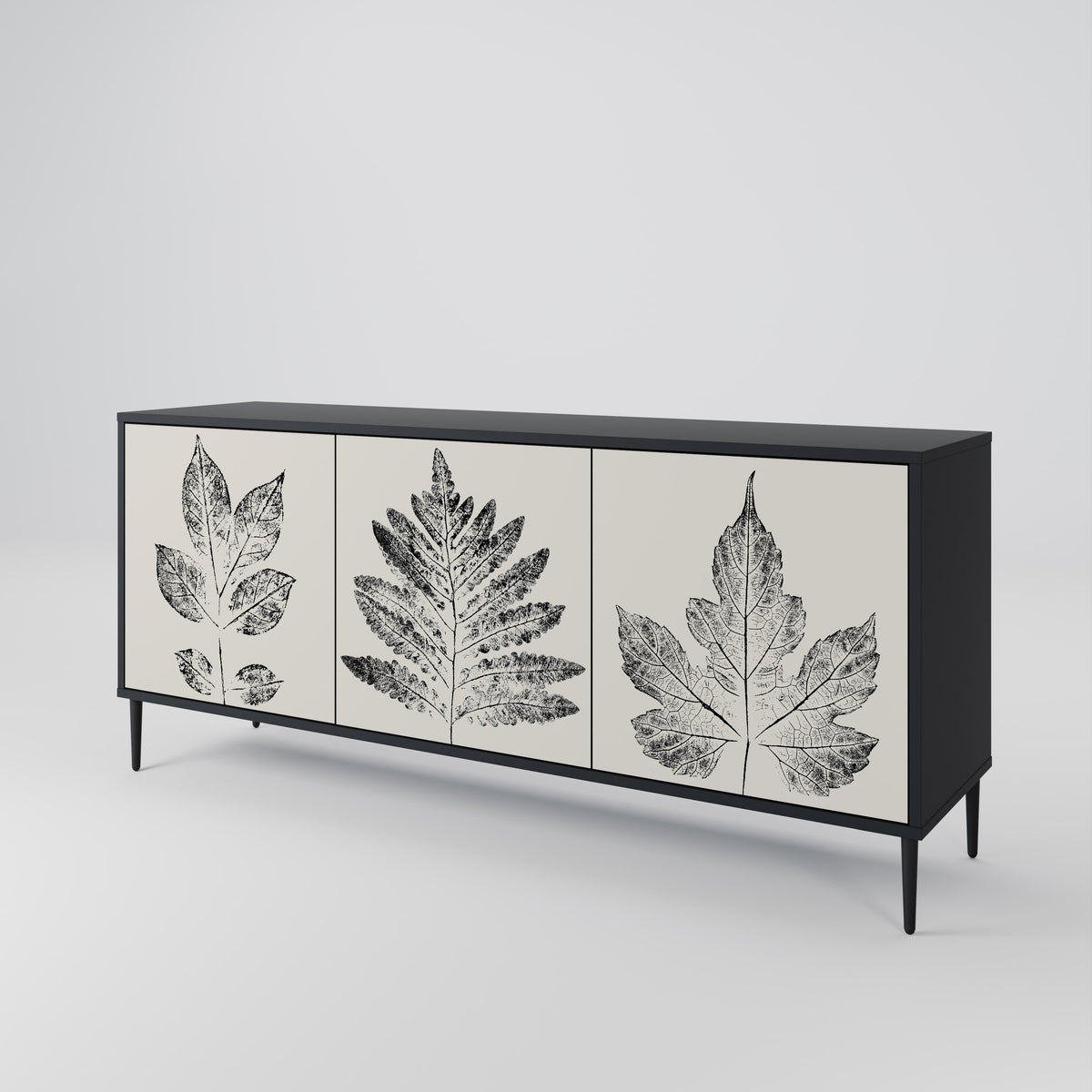 LEAFY STAMPS Aparador de 3 Portas