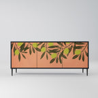 JUICY OLIVES 3-Door Sideboard in Black Finish