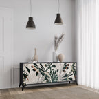 VERDURE FORMATION 3-Door Sideboard in Black Finish