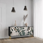 VERDURE FORMATION 3-Door Sideboard in Black Finish