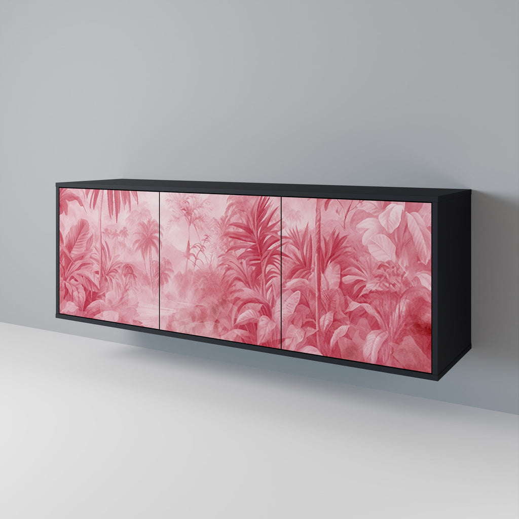 SWEET TROPICS 3-Door Sideboard in Black Finish