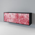 SWEET TROPICS 3-Door Sideboard in Black Finish