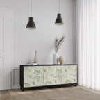 FENNEL BALDACHIN 3-Door Sideboard in Black Finish