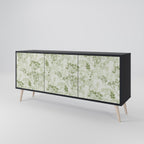 FENNEL BALDACHIN 3-Door Sideboard in Black Finish