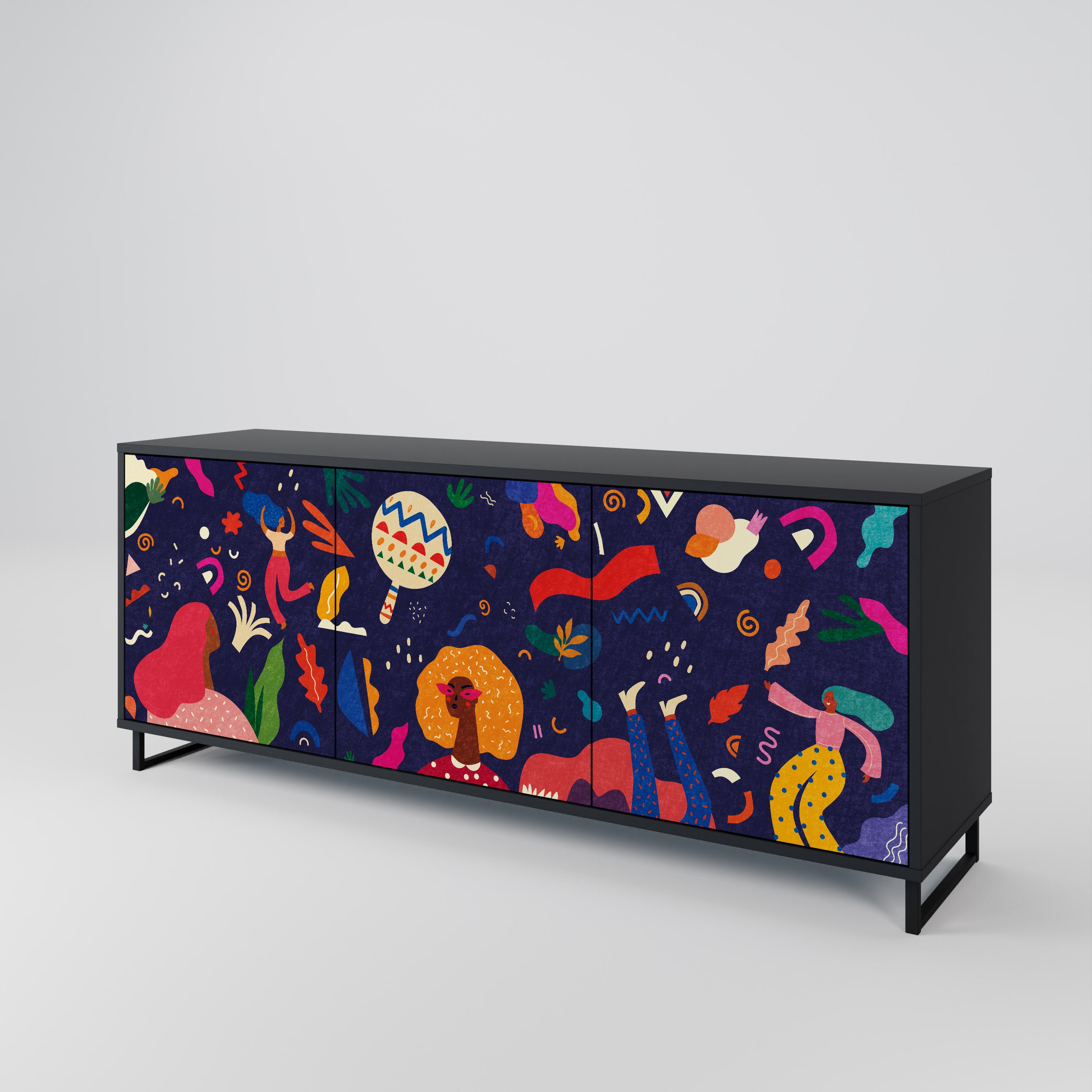 FESTIVE PLEASURES 3-Door Sideboard