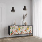 COCOA FRUITS 3-Door Sideboard in Black Finish