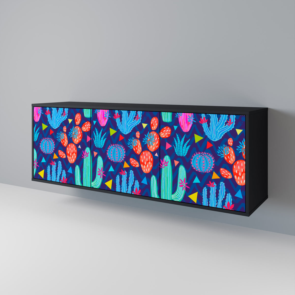 CACTUS VIBES 3-Door Sideboard