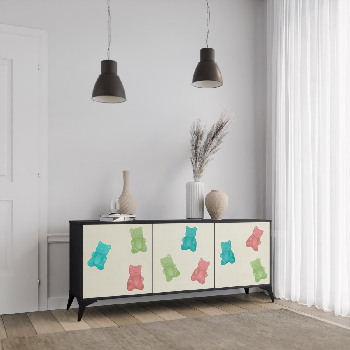 GUMMY BEARS 3-Door Sideboard