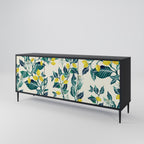 LEMON TREE 3-Door Sideboard in Black Finish