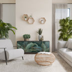 ROYAL GREEN Aparador de 3 Portas em Acabamento Preto