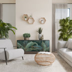 ROYAL GREEN Aparador de 3 Portas em Acabamento Preto