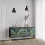 ROYAL GREEN Aparador de 3 Portas em Acabamento Preto