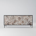 PASSING TIME 3-Door Sideboard in Black Finish