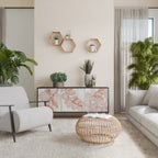 AUTUMN FRAGILITY Aparador de 3 Portas em Acabamento Preto