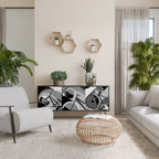 BIKE ENERGY Aparador de 3 Portas em Acabamento Preto