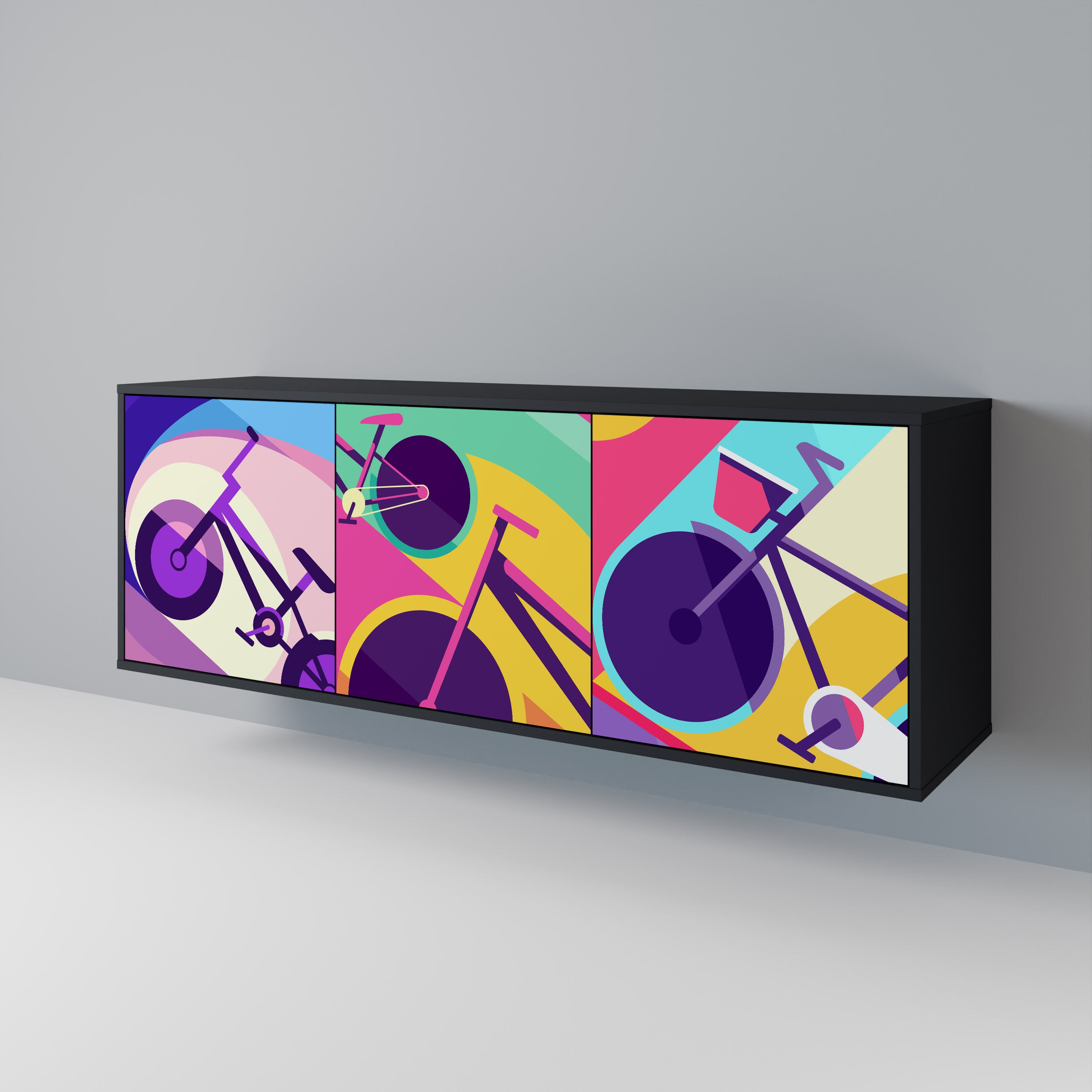 BIKE DREAMS 3-Door Sideboard